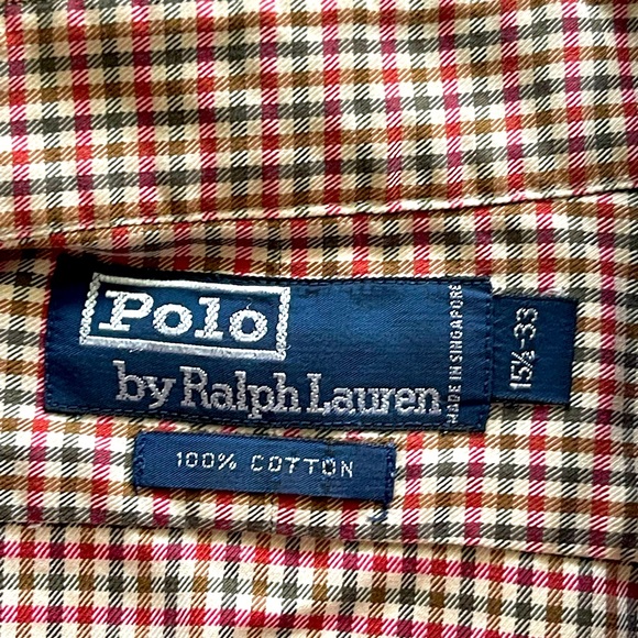 Ralph Lauren Polo Mens's Button Up Shirt Top Button Down Long Sleeve, 15 1/2 -33 - Picture 2 of 10